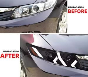 ไฟหน้า LED DR-L สำหรับ Honda Civic ปี 2012-2015 รุ่น AURON 12V ใหม่  แบบ Full LED  6000K 60W  ชุดไฟเดย์ไลท์  สำหรับติดตั้งเพิ่มเติม/อัพเกรด - Product Image 5