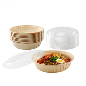 Bols jetables certifiés casher, compatibles micro-ondes, avec couvercles en plastique, 12 ans d'expérience, écologiques pour les restaurants et les fêtes - Product Image 5