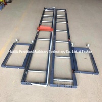 Support de machine de découpe à rouleaux avec rail de positionnement double, support d'alimentation, affichage numérique, support de scie à table rotative adapté