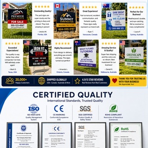 Panneaux de chantier personnalisés étanches pour entrepreneurs, signalétique de marketing pour services de toiture, peinture et nettoyage - Product Image 5