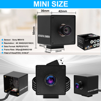 ELP Auto Focus 4K Webcam con micrófono para PC portátil IMX415 Mini UVC USB Cámara de visión artificial para Raspberry PI Jetson Nano
