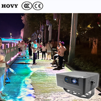Projecteur laser LCD pour sol avec mapping 3D extérieur, équipement publicitaire interactif portable tout-en-un