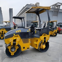 Chine Xuzhou XMR303 Rouleau hydraulique à double tambour de 3 tonnes pour le compactage du sol à bas prix à vendre