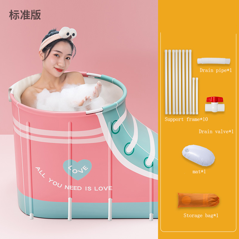 Tik Tok Складная Ванна в форме обуви для взрослых и детей, домашняя Складная Ванна MSY1010
