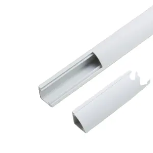 PVC triangular recortado mini canto invisível auto-adesivo acabamento de fio especial parede canto sulco instalação aberta