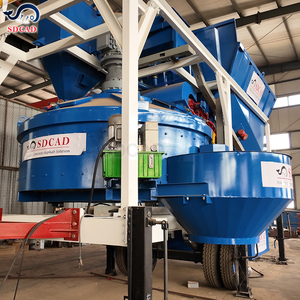 Centrale à béton mobile sur site avec mélangeur MP1000 pour les projets de ponts et commerciaux - Product Image 2