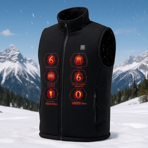 Chaleco Térmico Recargable para Hombre, 16000 mAh, 6 Zonas de Calor, Modelo Deportivo para Invierno y Actividades al Aire Libre - Product Image 2