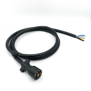 Cable eléctrico de remolque de 7 conductores de calibre 14, 7 cables, cable de alimentación de extensión de remolque para coche de <span class=keywords><strong>Camping</strong></span> - Product Image 5