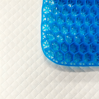 Coussin carré respirant en TPE avec maille anti-acariens à fermeté moyenne pour chaise de bureau, voiture et usage multi-scènes