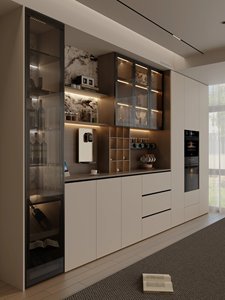 <span class=keywords><strong>Buffet</strong></span> de luxe au design italien personnalisable, mobilier haut de gamme pour salle à manger - Product Image 4