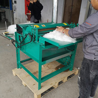 Petite machine à ouvrir les fibres de polyester, machine à carder le coton recyclé, machine à ouvrir les textiles en coton