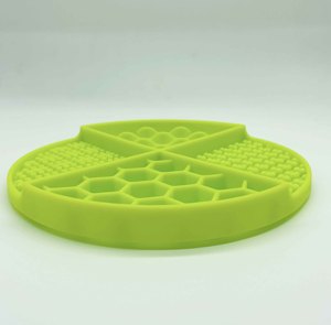 Tapis de nourriture lente pour chien VaryWell personnalisé, labyrinthe en <span class=keywords><strong>nid</strong></span> <span class=keywords><strong>d</strong></span>'<span class=keywords><strong>abeille</strong></span>, tapis à lécher en silicone pour chat et chien avec ventouse - Product Image 5