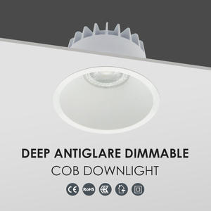 COB 통 라이트 CE SAA RoHS 좁은 가장자리 깊은 눈부심 방지 스포트라이트 83MM 컷 아웃 8W 매입형 트리밍 Led cob 통 - Product Image 2
