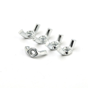 Écrous à oreilles en acier au carbone galvanisé M3 M4 M6 M8 DIN315 Grade A Niveau 4.8 pour la construction métallique et l'utilisation industrielle - Product Image 3