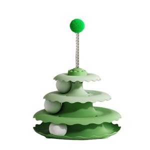 Giocattolo Interattivo per Gatti a Tre Palle e Tre Livelli, Girevole, Anti-Noia, con Bastoncino Divertente, Bestseller Transfrontaliero - Product Image 4