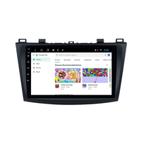 Autoradio Android MAZDA 3 (9 pouces) avec lecteur DVD, fabriqué en Chine, 7 couleurs de rétroéclairage, pour tableau de bord Mazda 3 2010, 9 pouces