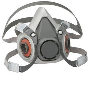 OEM अनुकूलन डबल टैंक रासायनिक सुरक्षात्मक आधा चेहरा गैस श्वासयंत्र 6200 - Product Image 1