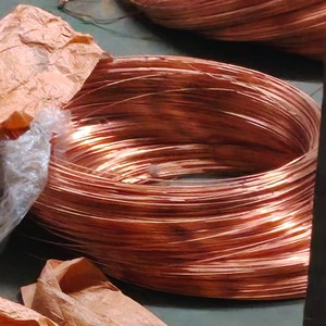 Alambre de Cobre Rojo Yuking de Alta Pureza 99.99% 0.05mm/0.12mm/0.4mm/0.6mm/0.8mm 200-400 MPa para Soldadura y Corte - Product Image 1