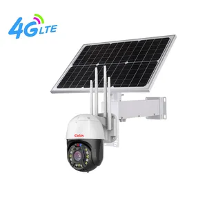 Panneau solaire haute performance 40W 20ah 2.0MP 3.5 "speed dome ptz caméra 4G type EU version réseau sans fil vente chaude au moyen-orient
