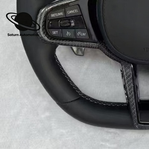 Volants personnalisés en cuir et fibre de carbone pour BMW M3 M4 M5 X3 G05 G20 G30 G06 G07 G80 F06 F15 F20 F30 F36 F40 F80 G80 G82 - Product Image 6