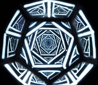 BETTER Nouveauté Ornement de Table Fantastique Lampe Abyssale Polyèdre Décoration de Bureau