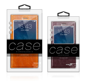 Kj-301 Phone case transparent packaging box for iPhone 14 13 Pro Max phone case outer packaging new PVC box with blister hook