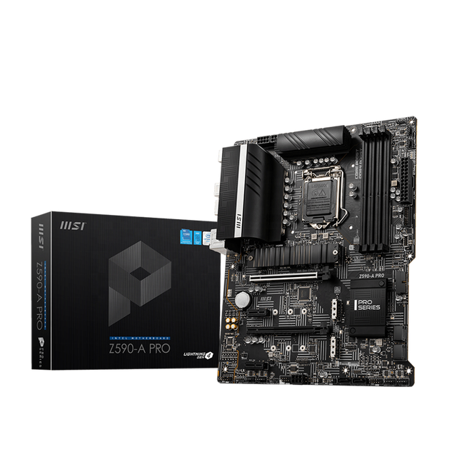 For MSI Z590-A PRO Used ATX Motherboard 128GB DDR4 Memory 11th/10th Gen Intel Core Processor Support for Desktop LGA 1200 SATA