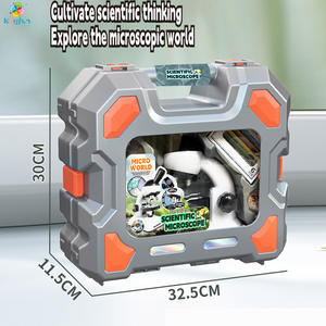 몬테소리 교육용 STEM 현미경 장난감 크리 에이 티브 DIY 어린이 과학 및 공학 실험 상자에 포장 - Product Image 6