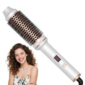 Nouvelle brosse lissante et bouclante multifonctionnelle portable à ions négatifs pour usage domestique, brosse thermique - Product Image 4