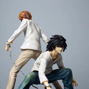 Statua <span class=keywords><strong>Anime</strong></span> <span class=keywords><strong>Death</strong></span> <span class=keywords><strong>Note</strong></span> L Lawliet & Light Yagami in PVC da 22 CM, Modello Giocattolo Finito, Confezione ODM, 14 Anni e oltre - Product Image 4