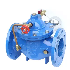 ANSI DN100 Sewage Control Valve Ductile Iron Water Level Flange Connection Float Ball Type Control Valve PN16