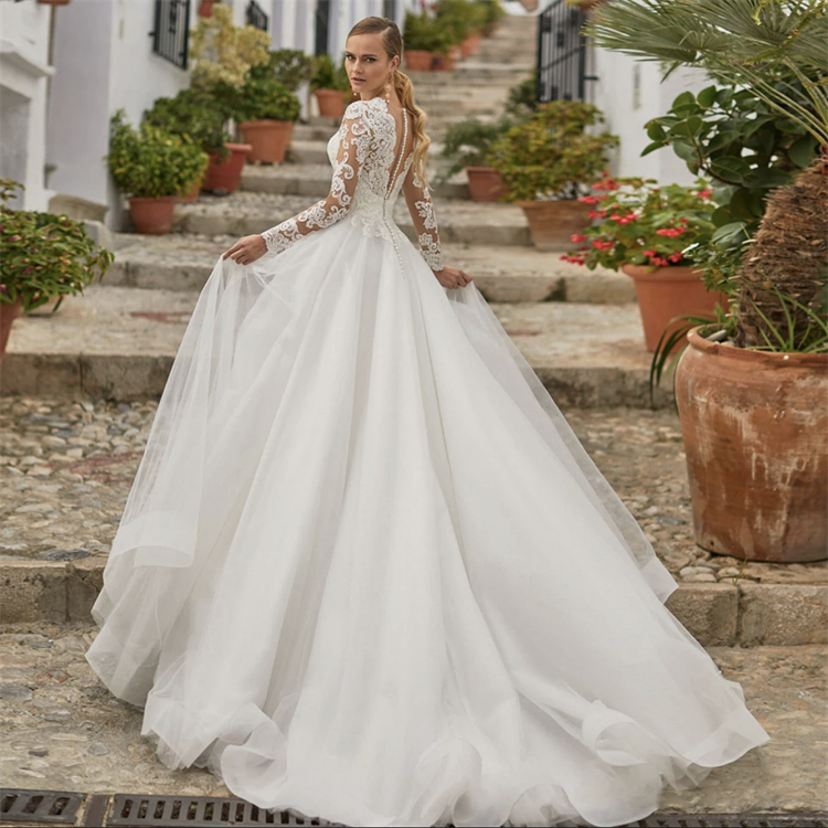 Mermaid Wedding Dresses - Luxury Lace & Simple V-neck