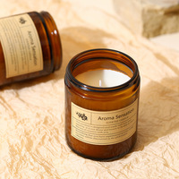 Décorations de maison de luxe en gros, bougies parfumées décoratives en cire de soja faites à la main pour mariage