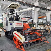 Wishope Fm World 100 Hp Word Cosechadora Récolteuse de riz agricole
