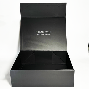 Tùy chỉnh thương mại điện tử Mũ PR hộp bán buôn cao cấp nước Hoa Áo Khoác bao bì tùy chỉnh vận chuyển cứng nhắc nắp từ Hộp Quà Tặng màu đen - Product Image 6