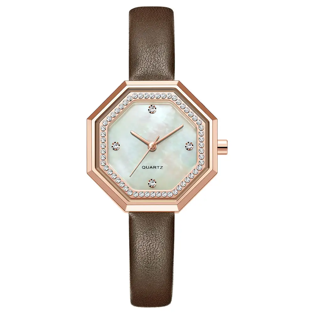 elegance quartz watch latest watch water resistant wristwatch leather band