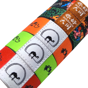 สายรัดข้อมือผ้าทอพิมพ์ลายเต็มรูปแบบแบบกำหนดเอง สายรัดข้อมือผ้ายืด RFID - Product Image 2