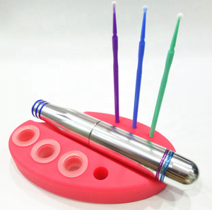 1 pezzo copertura ovale in Silicone in piedi cremagliera tatuaggio inchiostro tazza di pigmento Tatu macchina porta penne per accessori per macchina tatuaggio - Product Image 2
