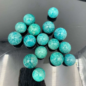 Venta al por Mayor <span class=keywords><strong>de</strong></span> Bolas <span class=keywords><strong>de</strong></span> Amazonita Pulida, Cristales Naturales, Piedras Curativas, Esferas Pequeñas para Colección, Joyería Ying Lai - Product Image 6