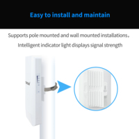 Puente Inalámbrico TiNCAM Smart 5.8G 900Mbps 5km, Punto de Acceso Inalámbrico POE, Puente Inalámbrico Punto a Punto para Exteriores