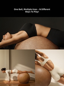 Palla da Yoga Anti-Scoppio e Antiscivolo, Palla per Esercizi di Pilates e Fitness, per Allenamento dell'Equilibrio, Uso Prenatale e per il Parto - Product Image 5