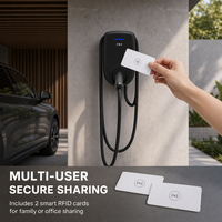 Chargeur EV AC NECS 32A 7kW IP55 1.6 OCPP avec système de paiement intelligent OEM ODM, nouvelles stations de recharge pour voitures électriques, concessionnaires EVSE