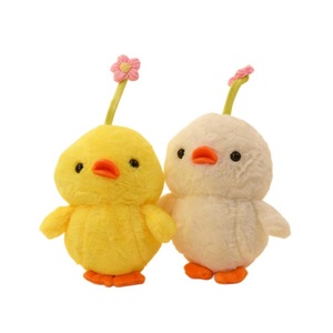 Lindo y Feliz Pollito de Peluche Súper Suave, Muñeco de Peluche, Muñeco para Niños, Muñeco para Máquina de Garras, Compañero de Escritorio, Regalo de Cumpleaños - Product Image 1