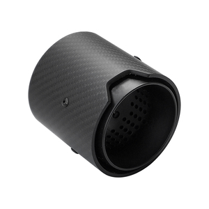 Embout d'échappement en fibre de carbone M Performance pour <span class=keywords><strong>BMW</strong></span> M2/<span class=keywords><strong>M3</strong></span>, modification d'échappement automatique, tuyau d'échappement noir - Product Image 6
