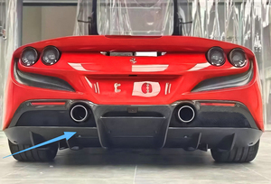 ดิฟฟิวเซอร์หลังสไตล์ OEM สำหรับ Ferrari F8 วัสดุคาร์บอนแห้ง - Product Image 1