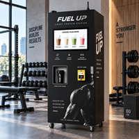 Distributeur automatique de boissons protéinées personnalisé OEM/ODM avec écran tactile de 21,5 pouces et paiement par pièces/cartes pour les salles de sport et de fitness