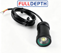 Projecteur compact sous-marin 1500 lumens 15W pour ROV/AUV, éclairage de plongée 12-36VDC avec gradation PWM