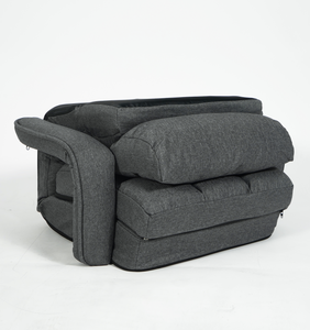 Hitreeモダン調整可能折りたたみフロアベッドレイジーソファチェアラウンジクッションホームホテル用リビングルーム生地 - Product Image 5