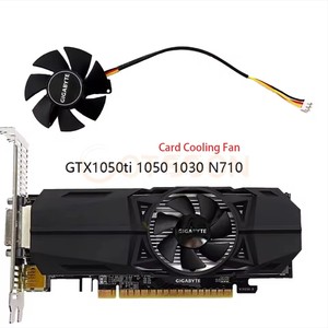 FS1250-S1033A 47mm DC12V 0.17A 3Pin GTX1050 Pour GIGABYTE <span class=keywords><strong>GTX</strong></span> 1030 <span class=keywords><strong>1050</strong></span> 1050Ti <span class=keywords><strong>OC</strong></span> Profil Bas 750 <span class=keywords><strong>Ti</strong></span> Carte Graphique Ventilateur De Refroidissement - Product Image 1