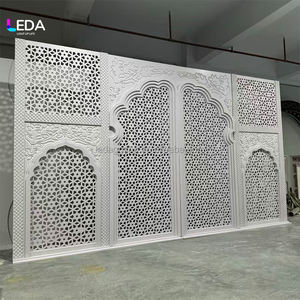 Nuevo Arco de Fondo Acrílico de Diseño Desmontable Resistente y de Lujo para Bodas Indias y Musulmanas - Product Image 2
